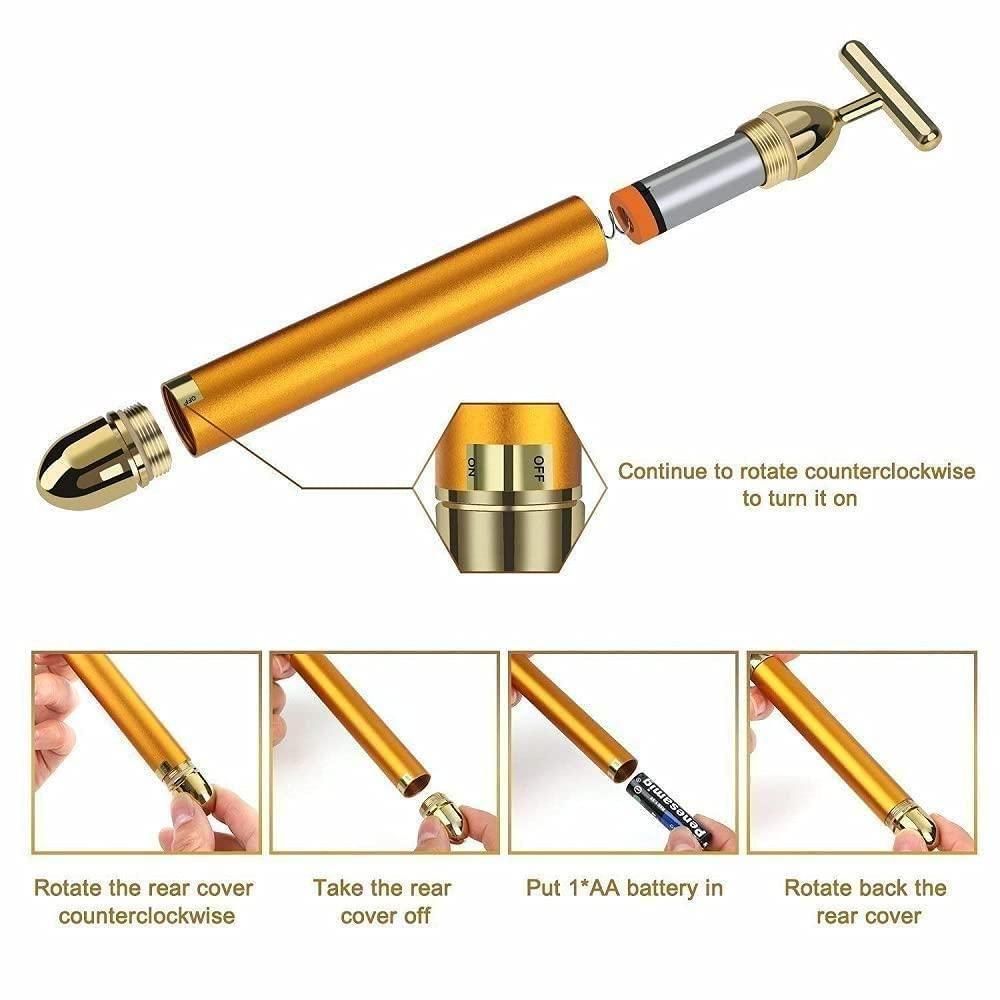 Velura Gold Roller™ Electric Golden Touch Roller