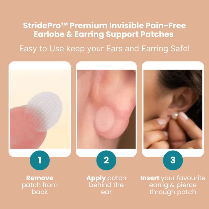 💫 200 PCS Invisible Earring Patches – Buy 1 Get 1 FREE