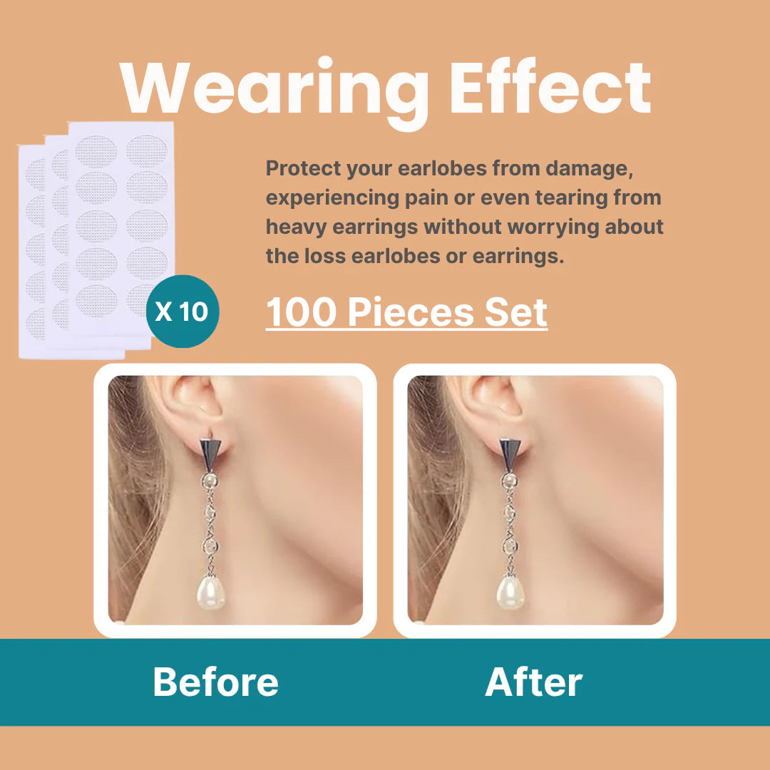 💫 200 PCS Invisible Earring Patches – Buy 1 Get 1 FREE