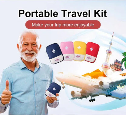 Portable travel small medicine bag